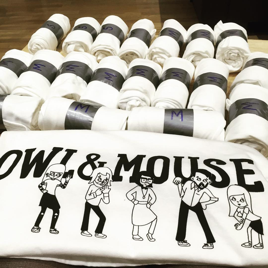 Owl and Mouse Tees